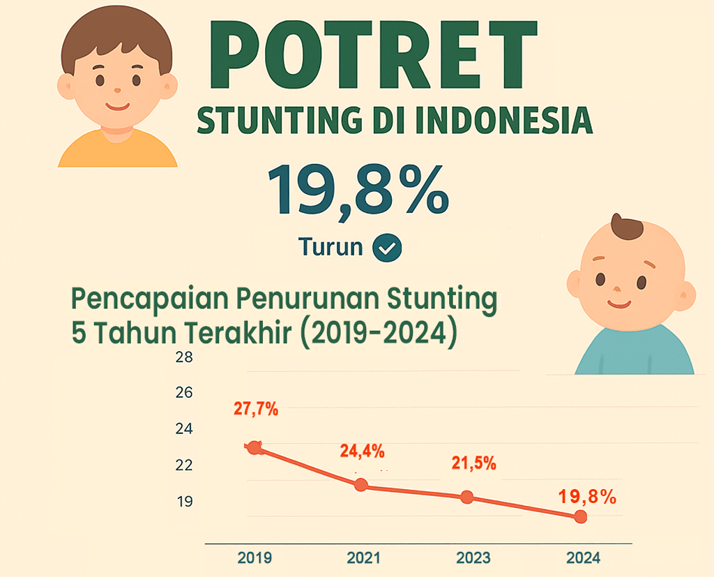 POTRET STUNTING DI INDONESIA